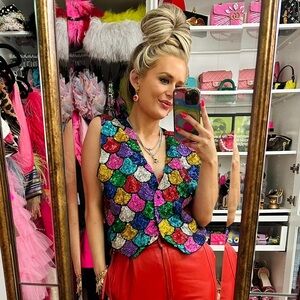 Rainbow Fish VINTAGE Rainbow Vest